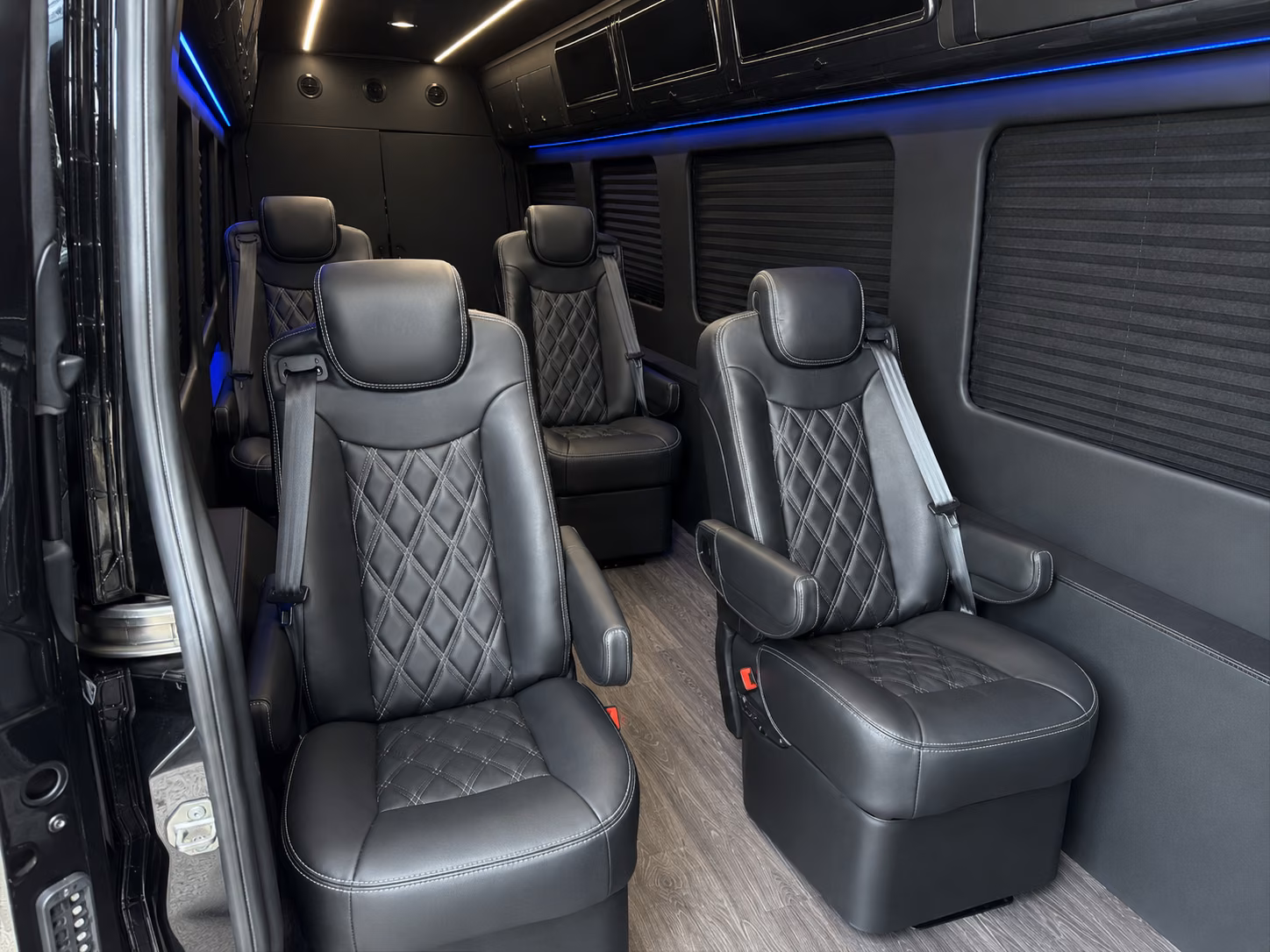 rochester 12 passenger sprinter van interior