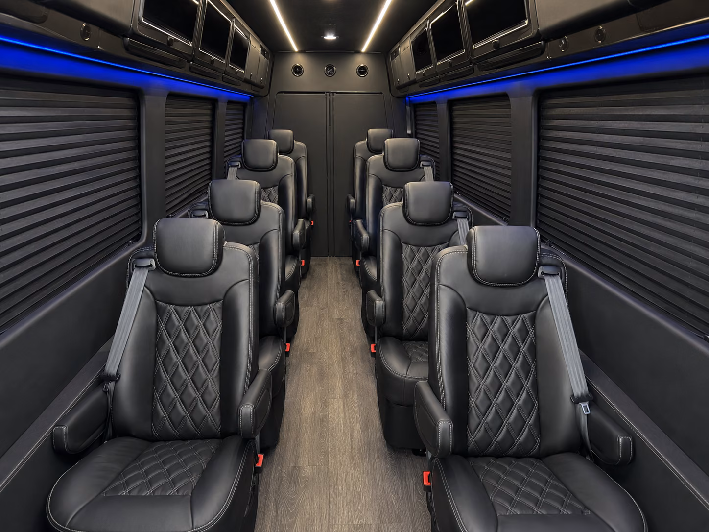 rochester 18 passenger sprinter van inside