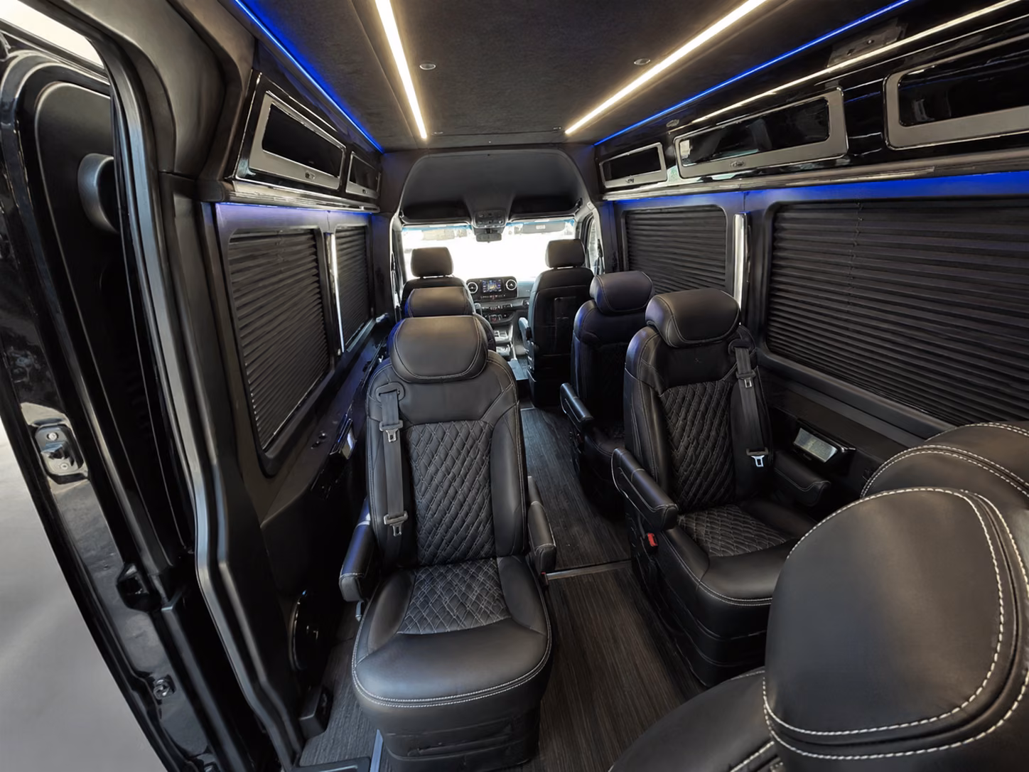 rochester 8 passenger sprinter van inside