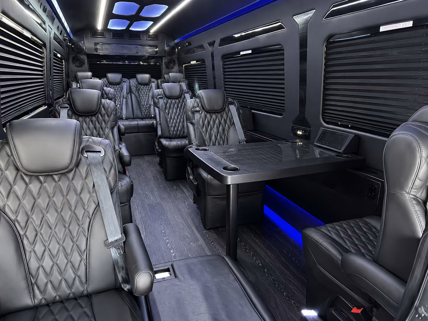 rochester 8 passenger sprinter van interior