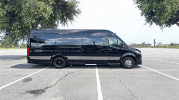 utica wedding sprinter van rental